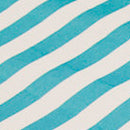Aqua White Stripe Image